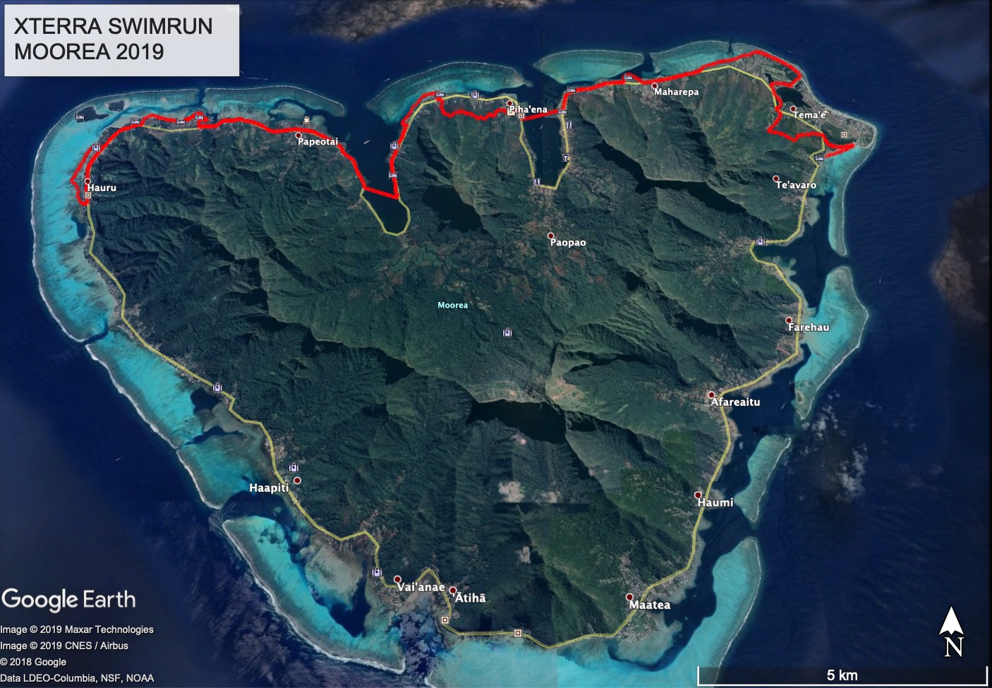 Le premier Swimrun samedi à Moorea