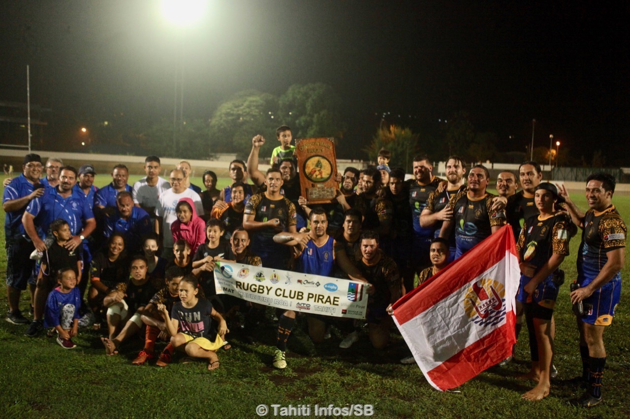 Le RC Pirae, champion 2019 de rugby à XV