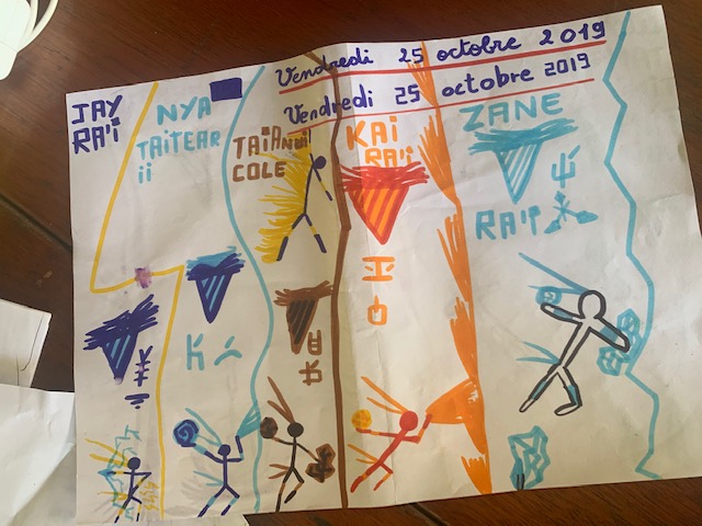 Ra'i aime bien se représenter en train de courir, de faire du sport.