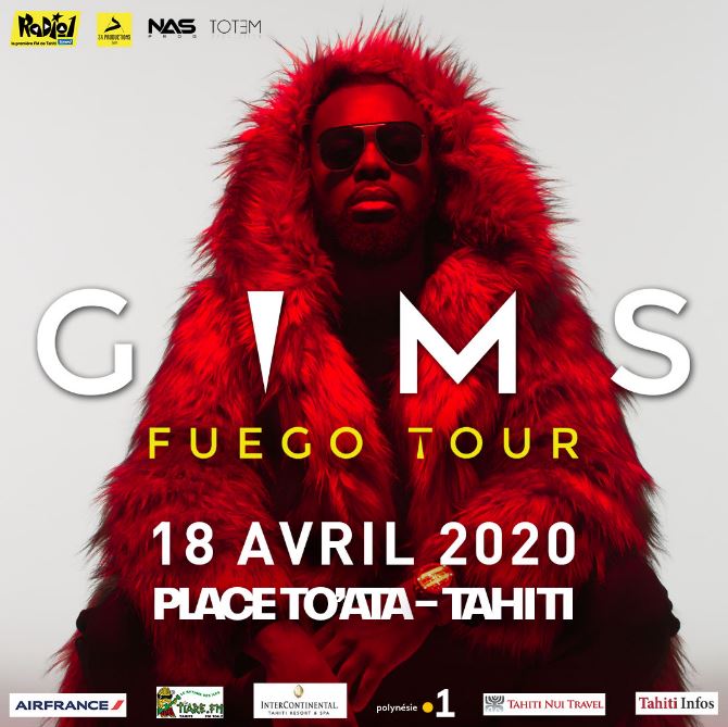 Gims de retour à Tahiti le 18 avril 2020