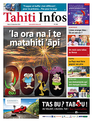 Cliquez sur la Une pour lire le journal