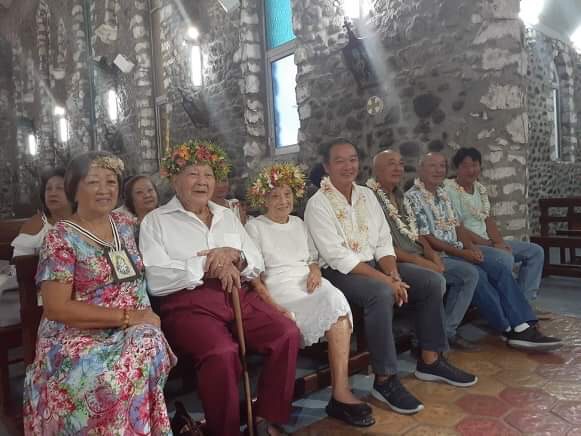 Ils fêtent leurs 74 ans de mariage à Paea