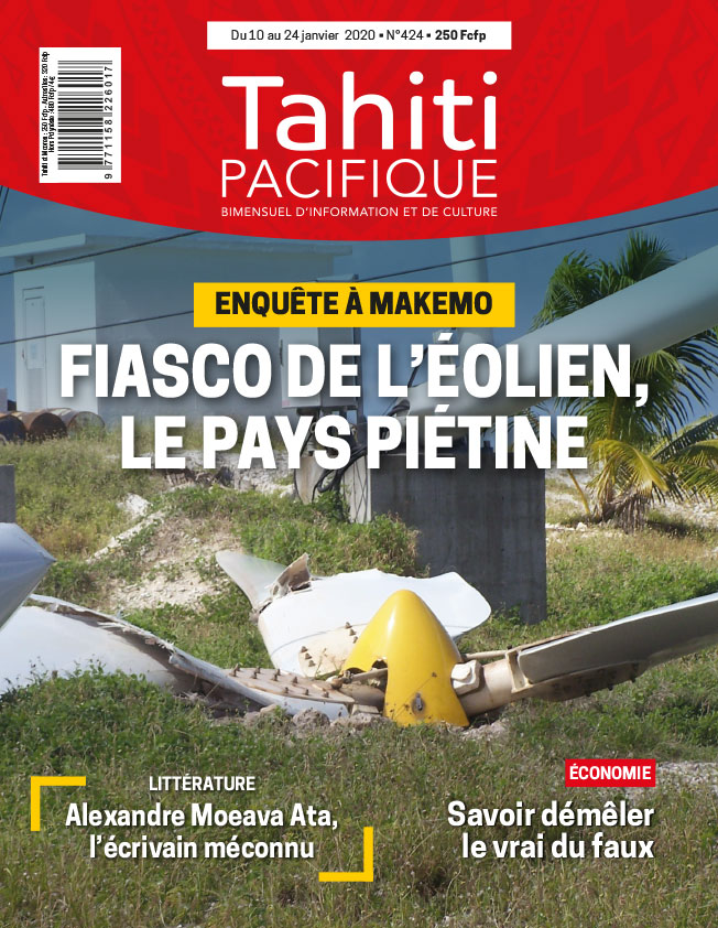 À la Une de Tahiti Pacifique vendredi 10 janvier