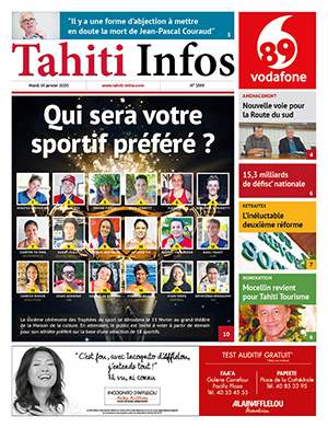 Cliquez sur la Une pour lire le journal