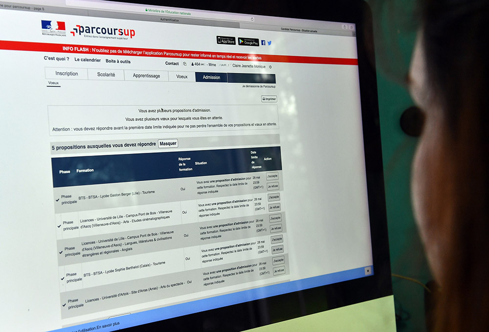 Parcoursup: le Conseil constitutionnel saisi de la publication des "algorithmes locaux"