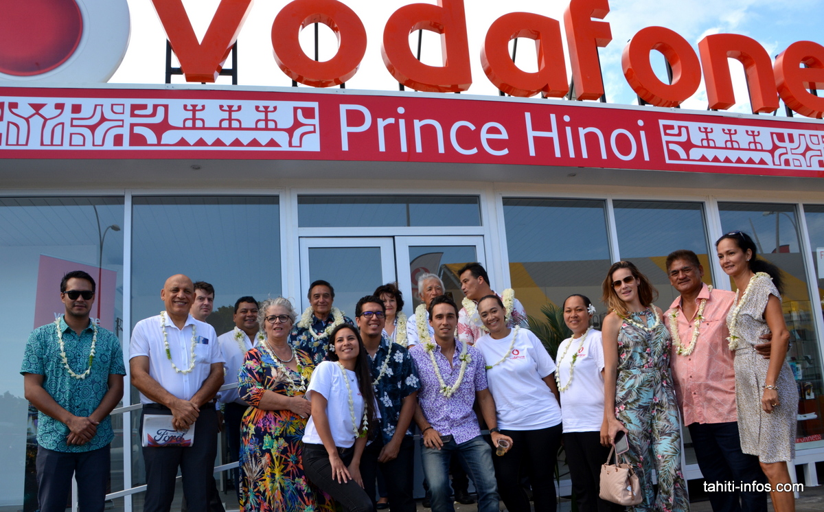 La nouvelle boutique Vodafone du Prince Hīnoia été inaugurée ce vendredi 17 janvier.