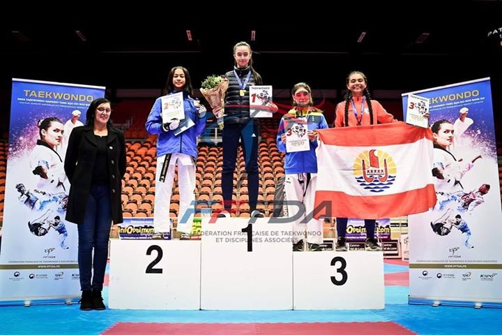Hanaley Tetaahi en bronze aux championnats de France espoir de taekwondo