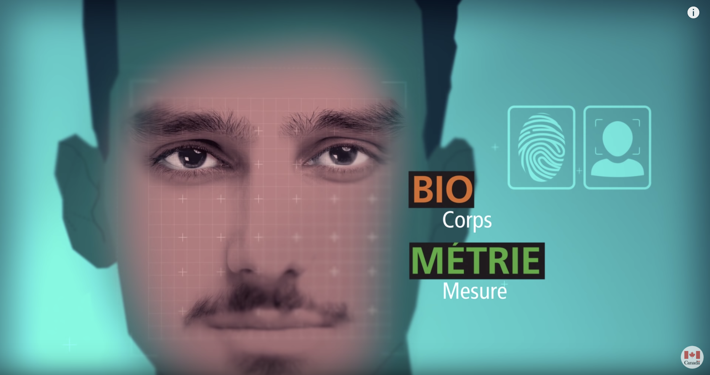 Les données biométriques consistent en une photo et la prise des empreintes digitales. Crédit : Immigration et Citoyenneté Canadienne.