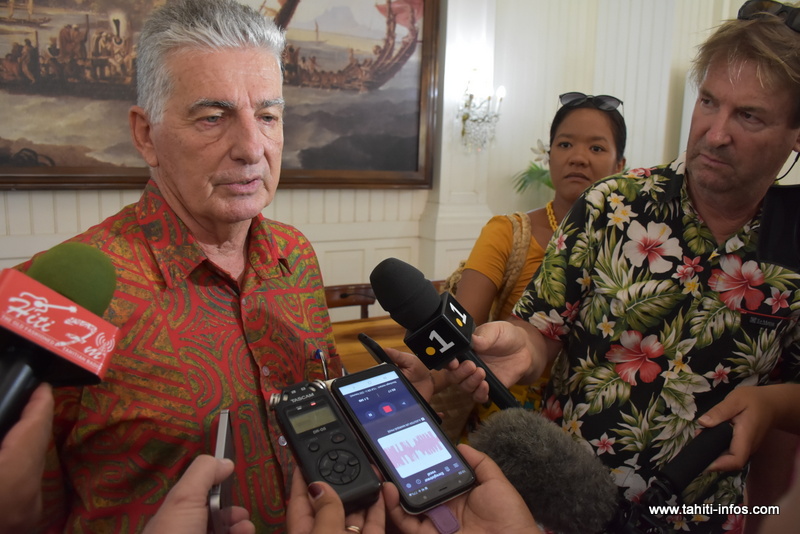 "Je dis et je répète qu’il n’y a pas de cas d’infection au coronavirus à ce jour, en Polynésie française", a martelé le ministre de la Santé lundi.