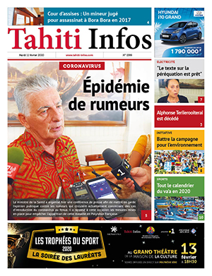 Cliquez sur la Une pour lire le journal