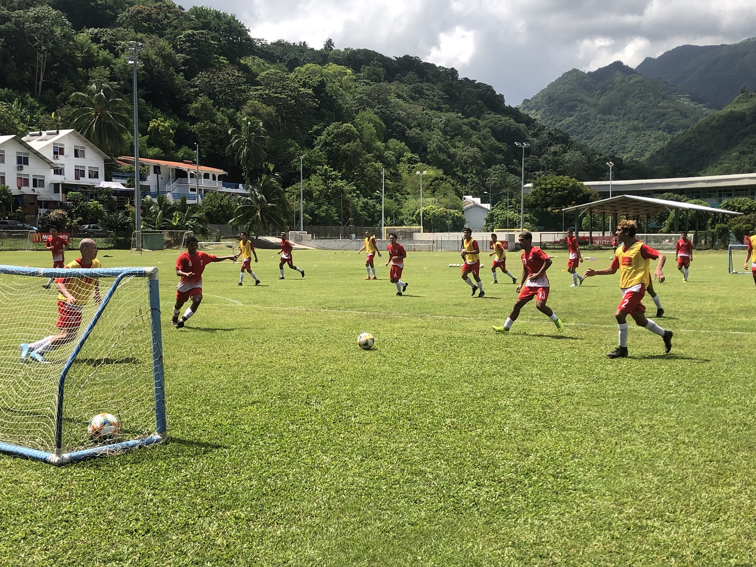 Les Aito Taurea ont rendez-vous jusqu'à vendredi au centre technique de la Fédération tahitienne de football.