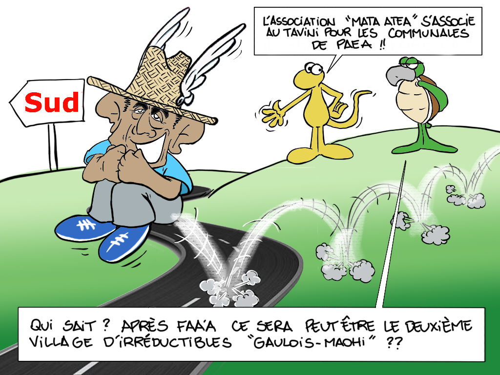 "Asterix à Tahiti", par Munoz