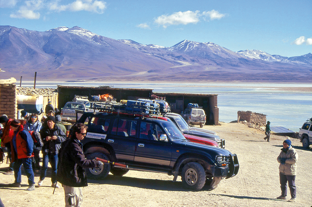 Un seul refuge après la frontière, où se retrouvent tous les randonneurs circulant entre Uyuni et San Pedro de Atacama.