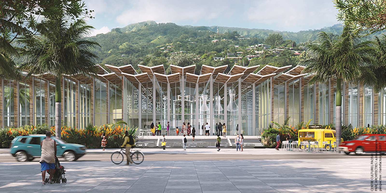 Le centre culturel de Paofai devrait être achevé d'ici 2023.
