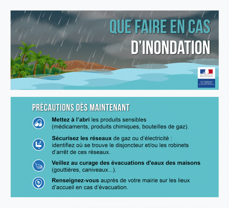 De fortes pluies attendues en Polynésie
