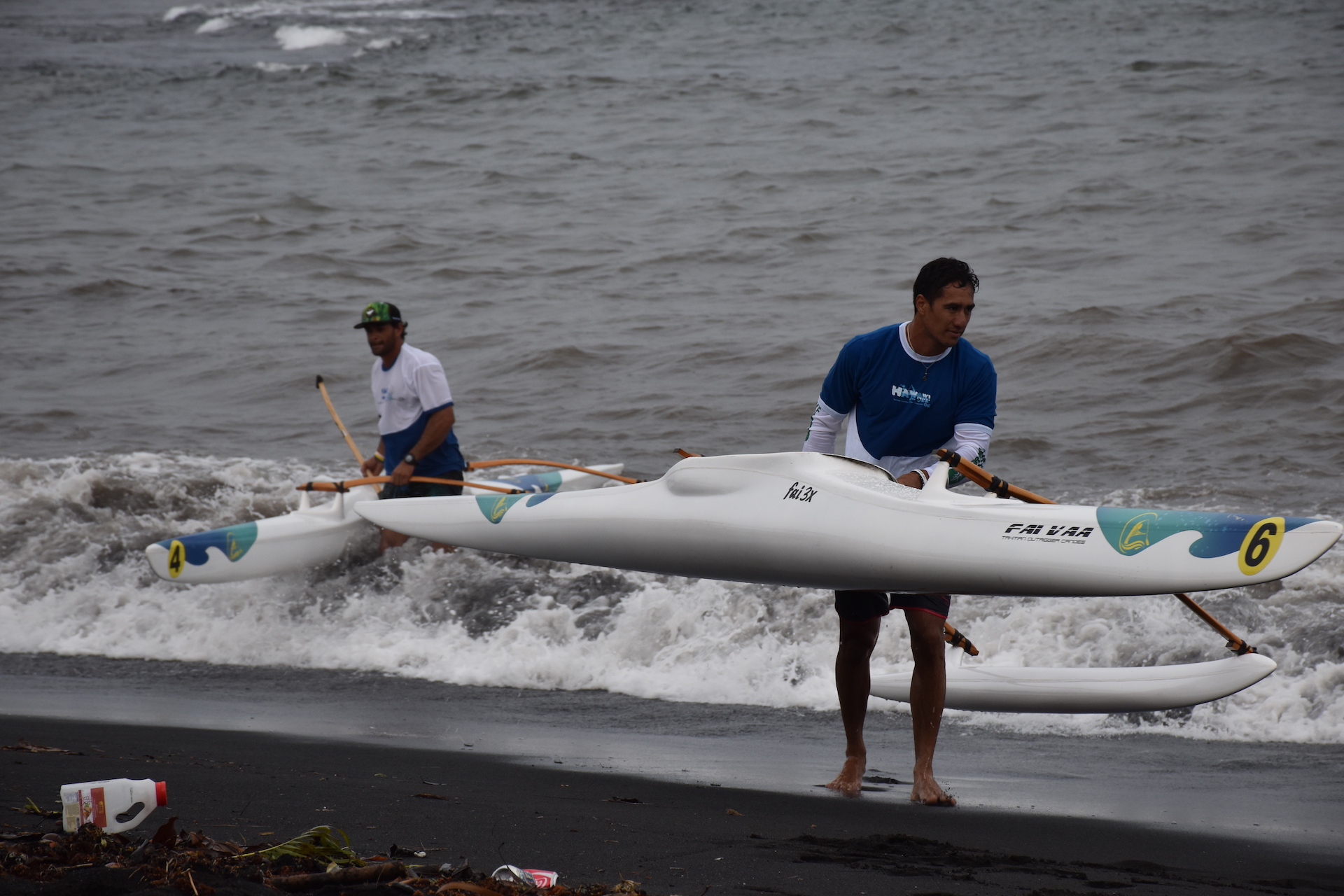 Hititua Taerea a eu le temps d'établir le meilleur temps des séries chez les hommes avec un chrono de 2'04"69.