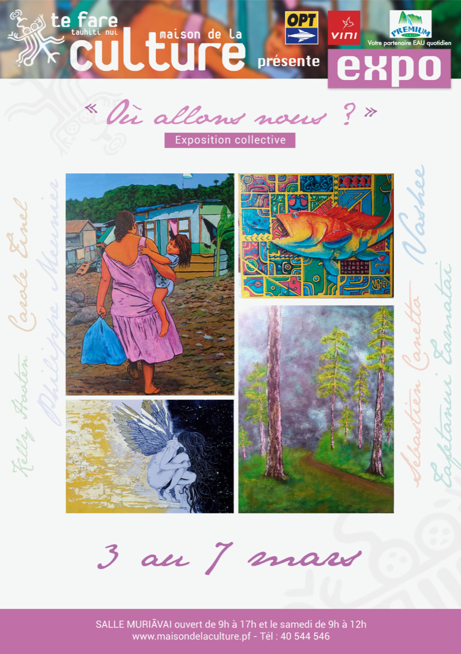 Six artistes réunis salle Muriavai