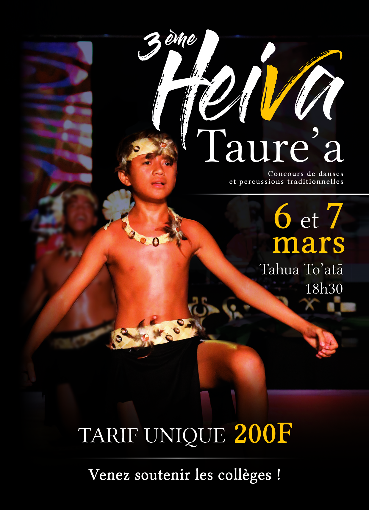 Trois cents ados sur To'atā ce week-end