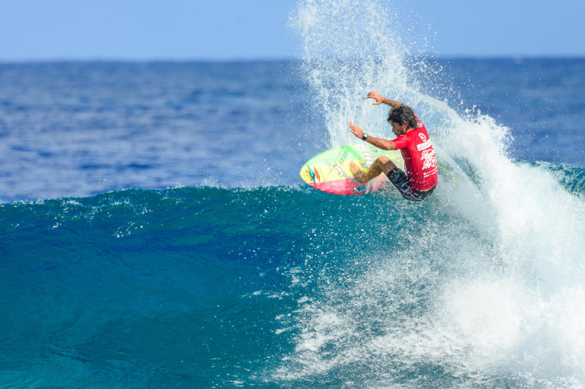Mason Ho, le vainqueur de cette 11ème édition du Air Tahiti Rangiroa Pro. (© WSL / CHRISTOPHE ABRAHAM)