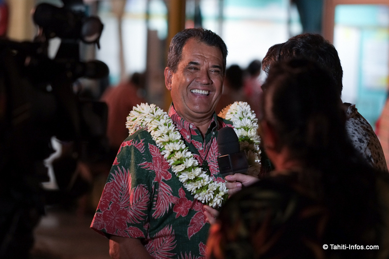 Edouard Fritch, président du Pays et maire sortant de Pirae, est réélu avec une avance considérable