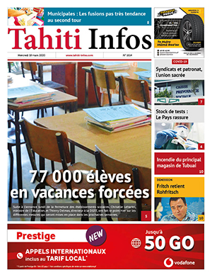 Cliquez sur la Une pour lire le journal