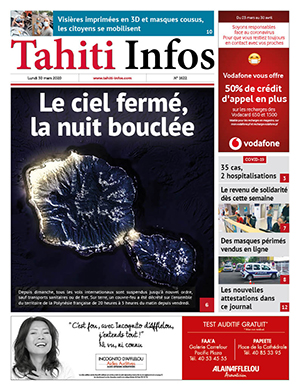 Cliquez sur la Une pour lire le journal