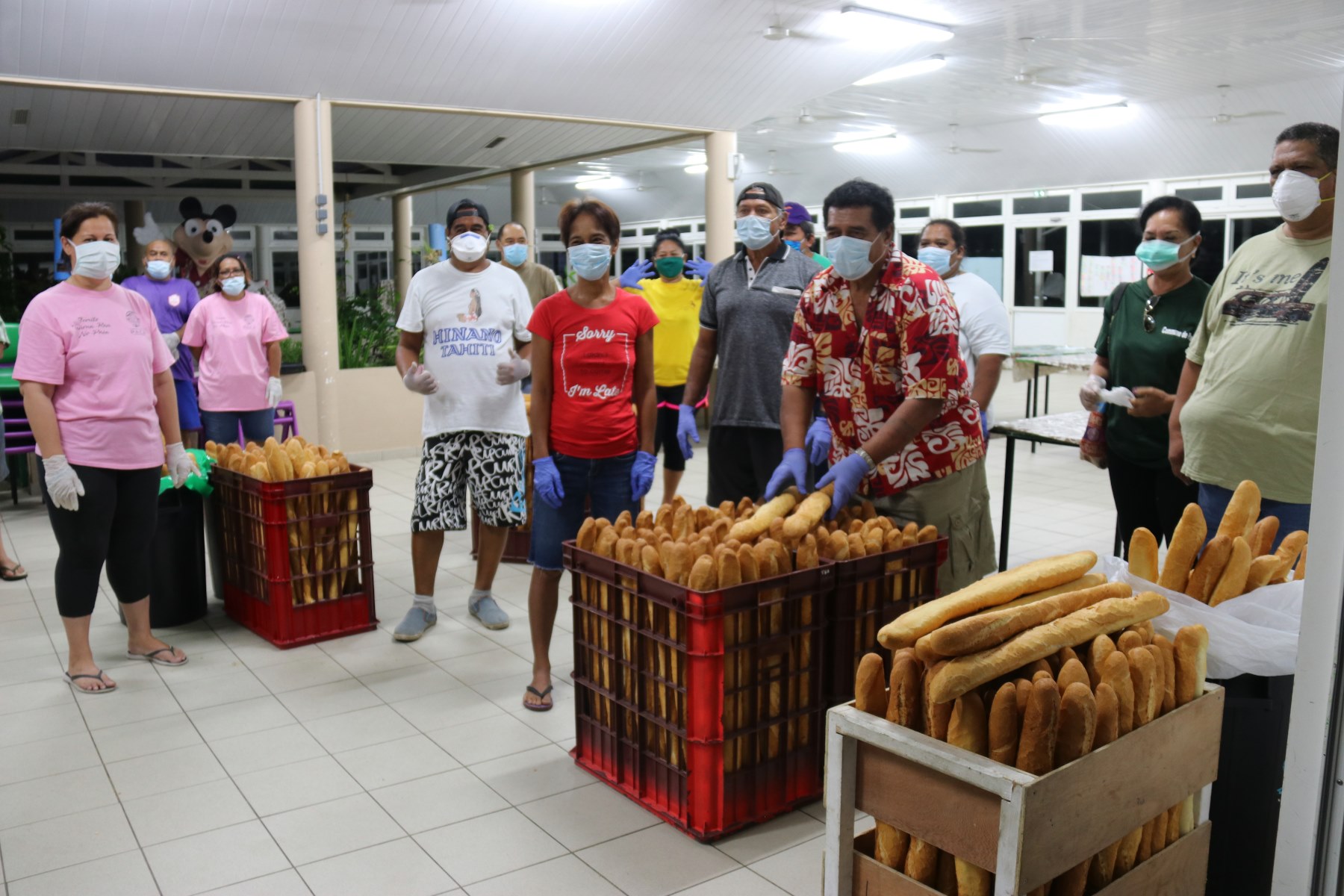 Pain surprise pour les plus démunis de Paea