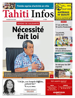 Cliquez sur la Une pour lire le journal