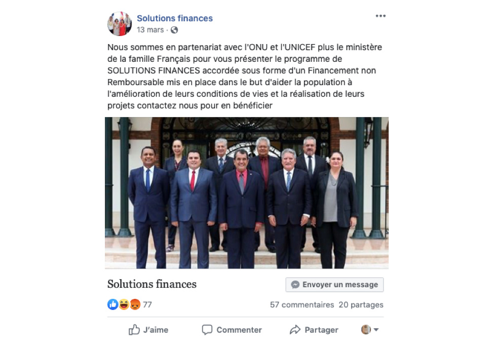 ​Attention aux escroqueries aux faux prêts