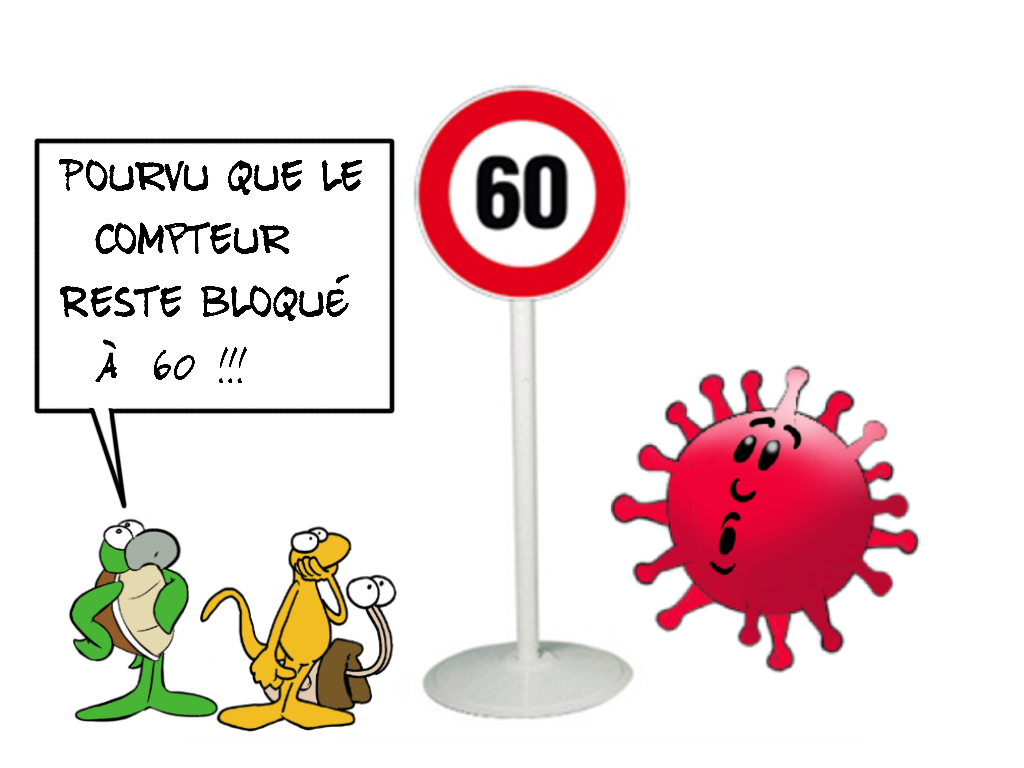 "Limite : 60", par Munoz