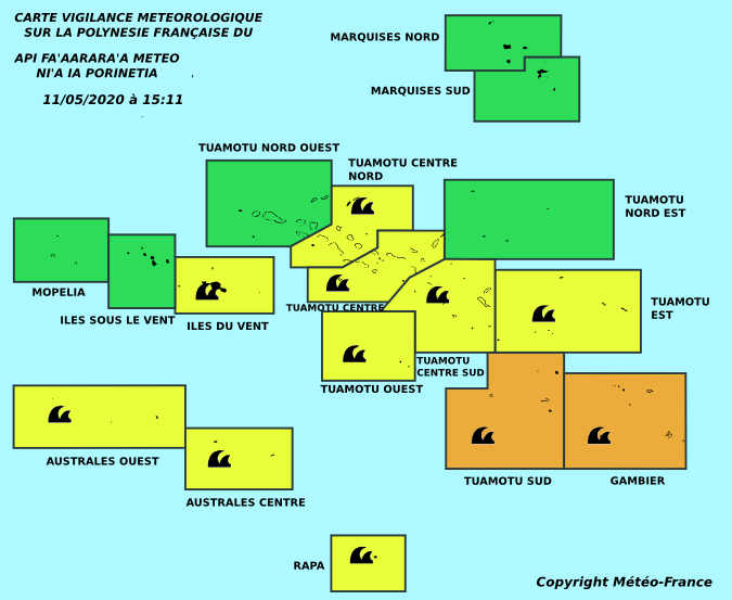 Vigilance pour forte houle en cours