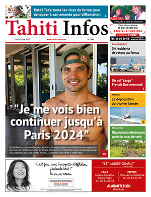 Cliquez sur la Une pour lire le journal
