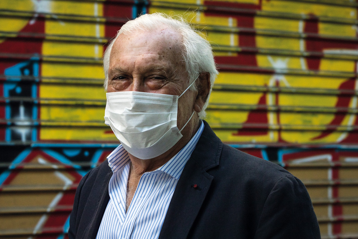 Le president du Conseil scientifique, Jean-Francois Delfraissy. Le groupe d'experts revient plus précisément sur le transport de voyageurs en recommandant de n'en accroître la fréquence "qu'à partir du mois de juin".