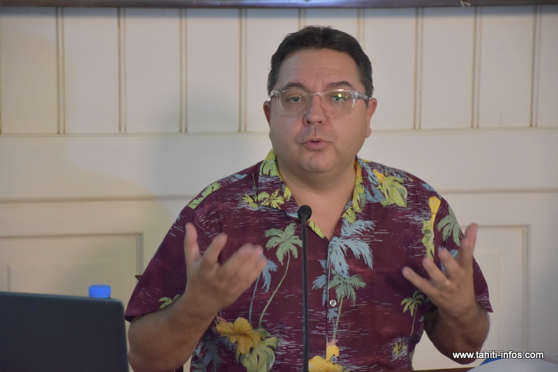 Thierry Delmas, le directeur de la Direction générale de l’éducation et des enseignements de Polynésie française.