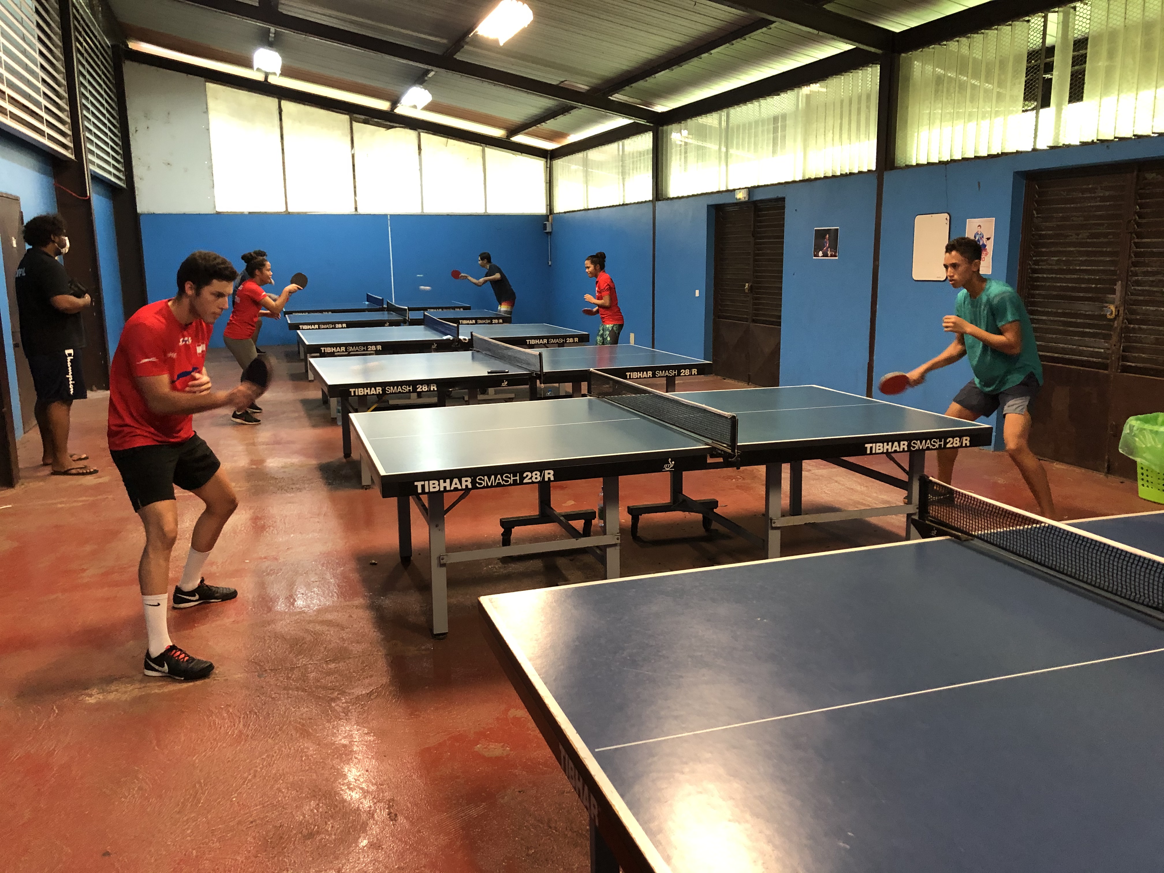 La sélection jeune de tennis de table a pu reprendre ses entraînements dès mercredi à la salle de l'AS Dragon.