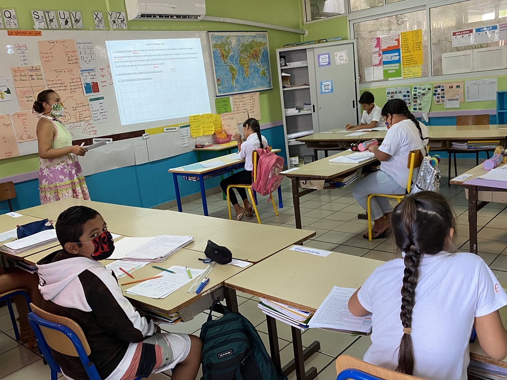 Selon le directeur de la DGEE, Thierry Delmas, le fait d'allier présentiel et distanciel était "une des problématiques de cette reprise".