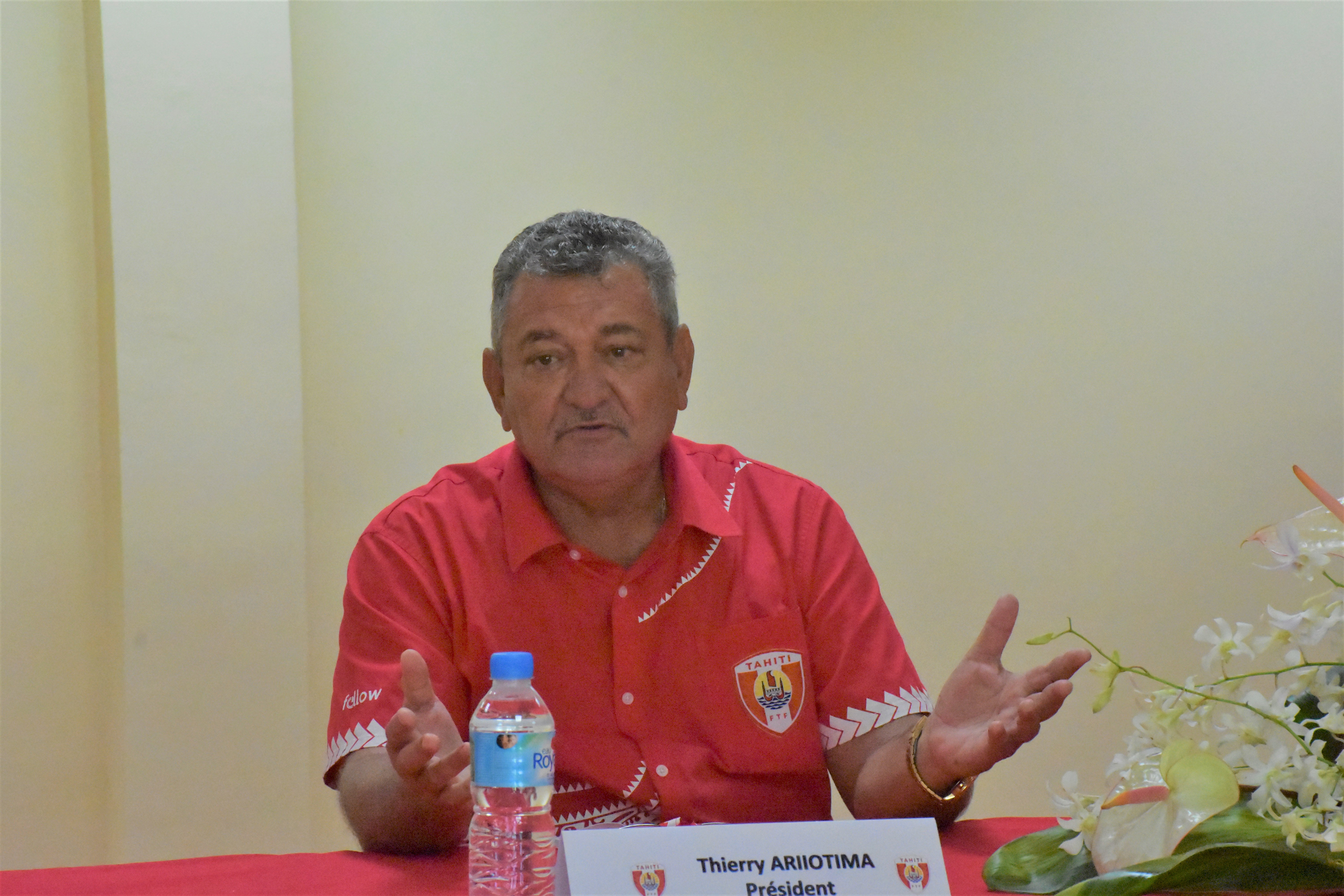 Thierry Ariiotima, président de la Fédération tahitienne de football.