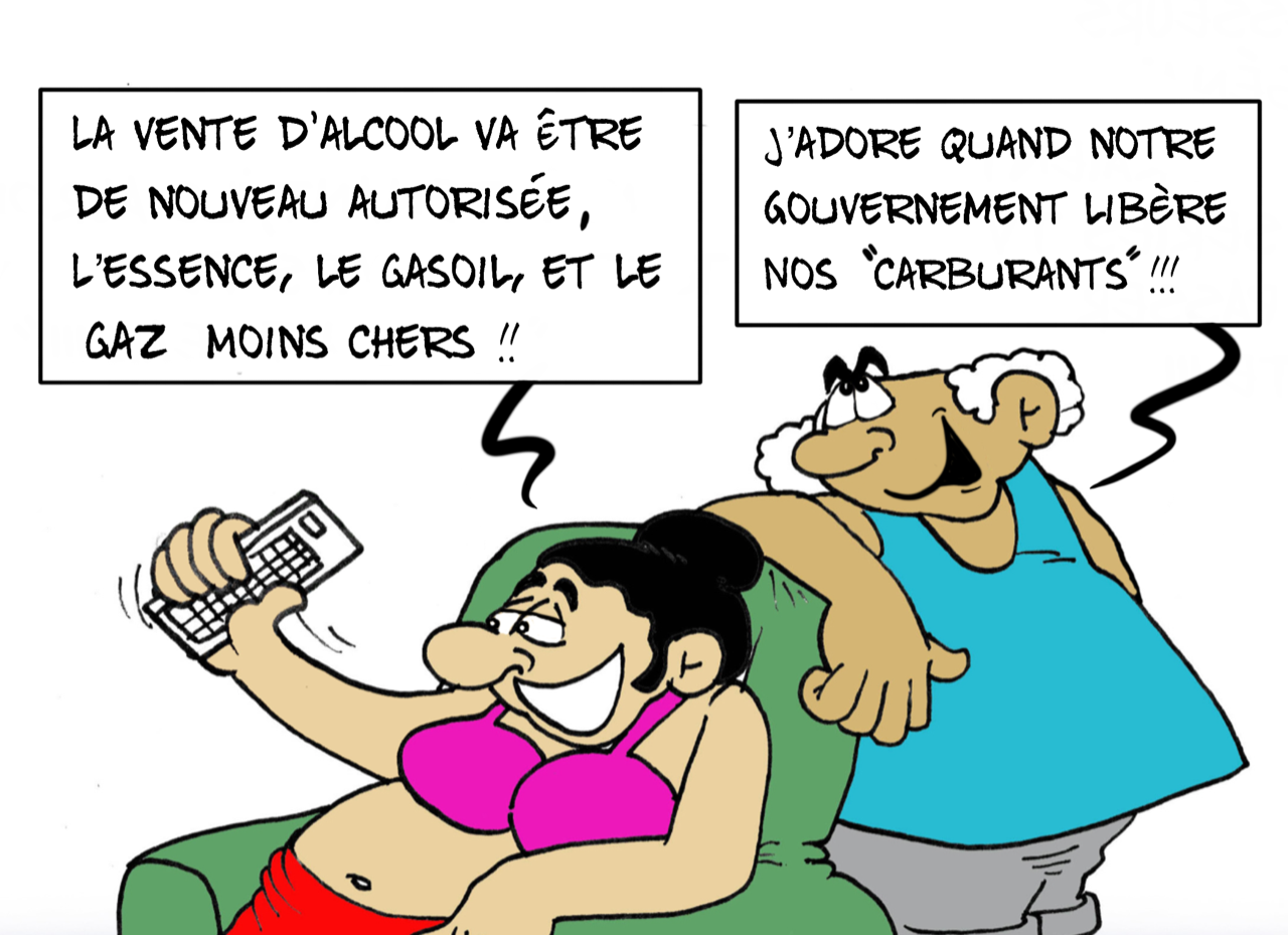 "Les carburants déconfinés", par Munoz