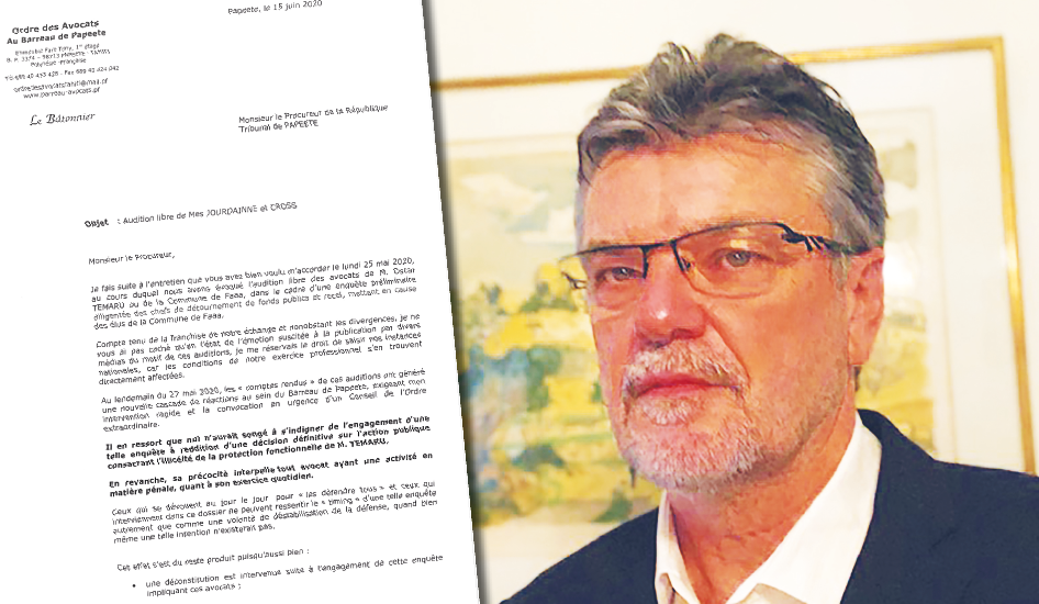 ​Affaire Temaru : Le barreau monte au créneau