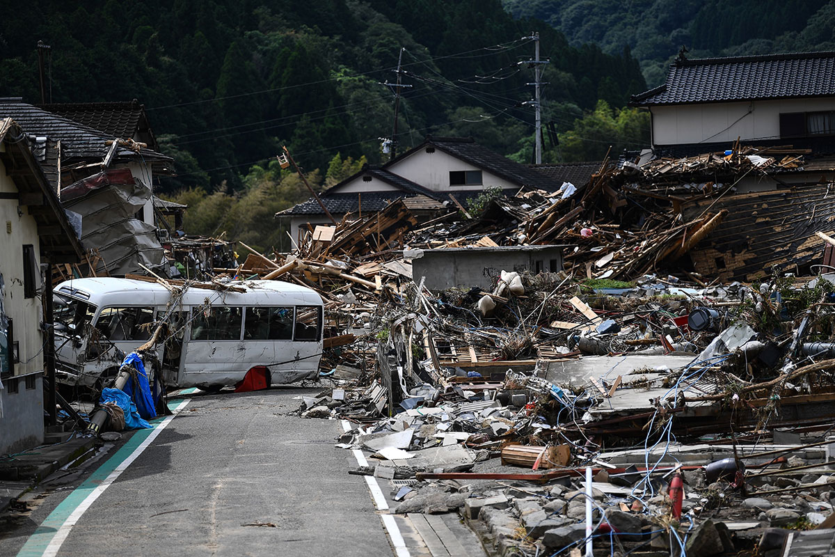 Inondations au Japon: au moins 61 morts, pluies record dans le centre