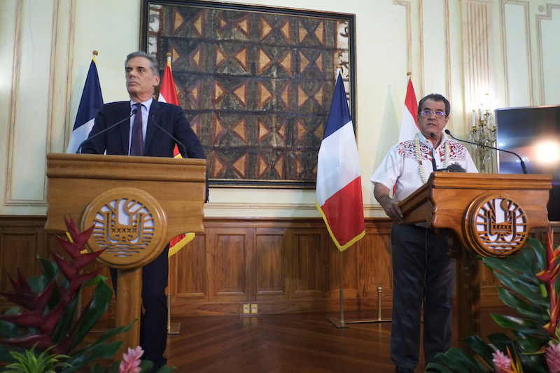 Double test à l'arrivée en Polynésie