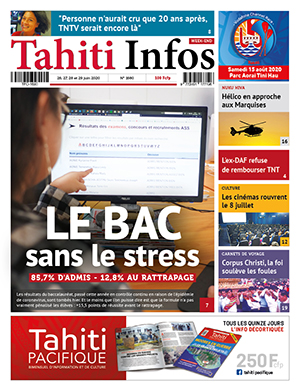 Cliquez sur la Une pour lire le journal