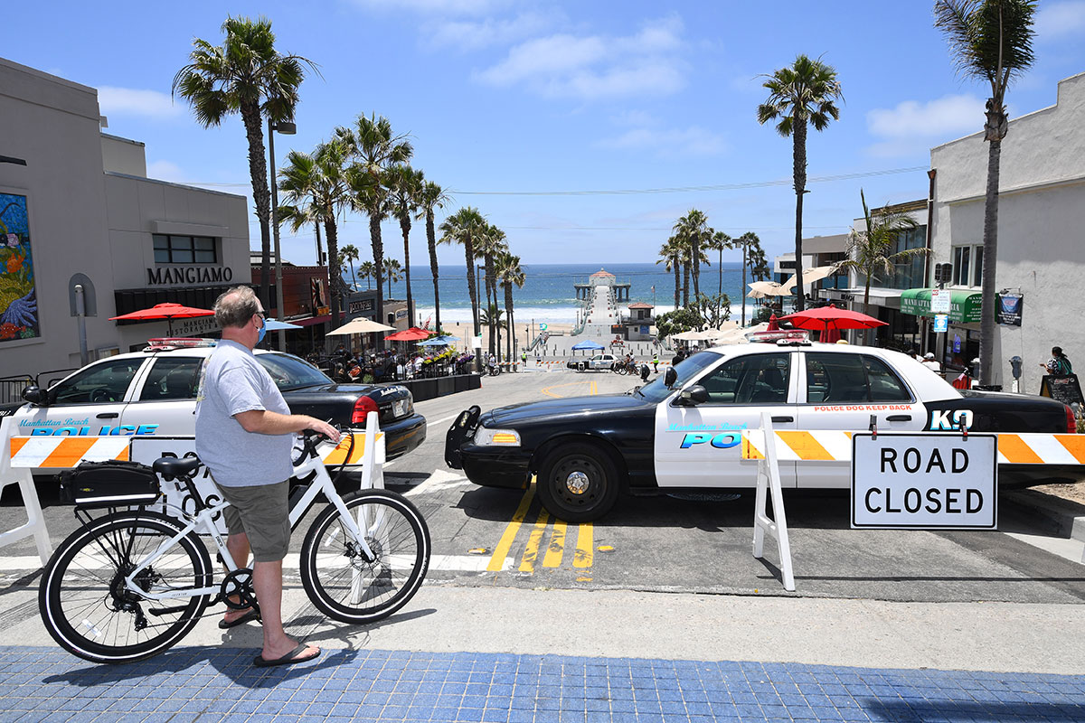 Dans la région de Los Angeles, le virus progresse, pas le port du masque