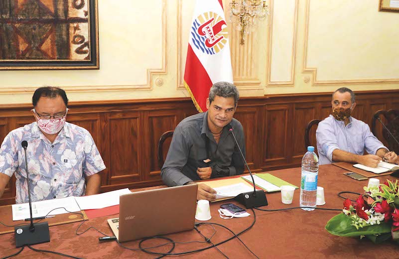 Teiva Manutahi jeudi lors de la présentation de la feuille de route de la Délégation pour la prévention de la délinquance de la jeunesse.