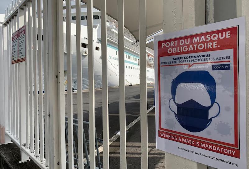 Test Covid positif confirmé pour la touriste américaine sur le Paul Gauguin