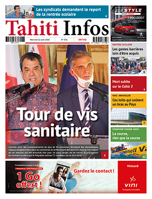 Cliquez sur la Une pour lire le journal