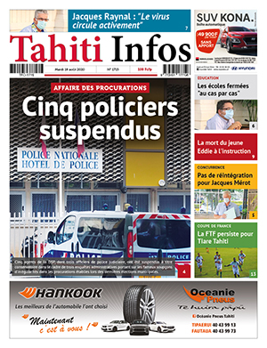 Cliquez sur la Une pour lire le journal