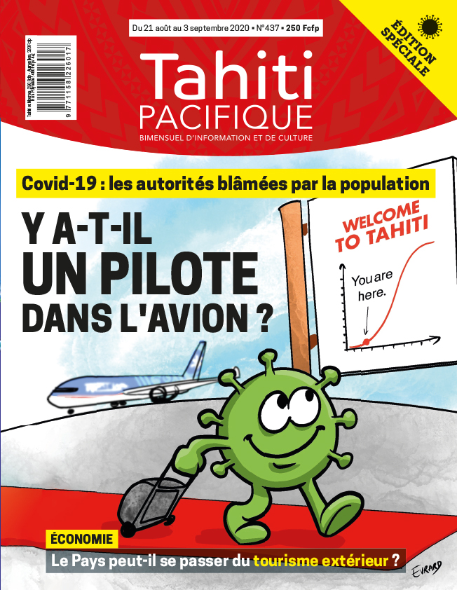 A la Une de Tahiti Pacifique vendredi 21 août 2020