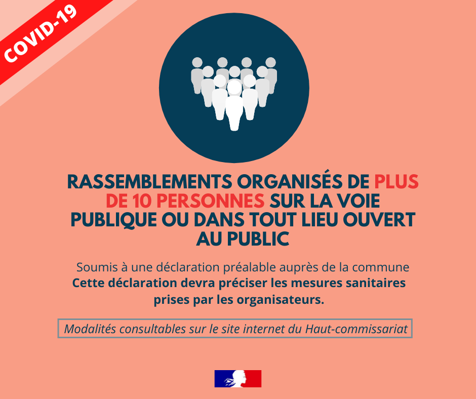 Le masque obligatoire dans les espaces publics