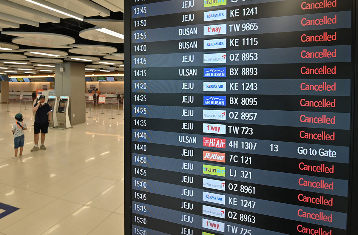 Les deux Corées en état d'alerte à l'approche du typhon Maysak